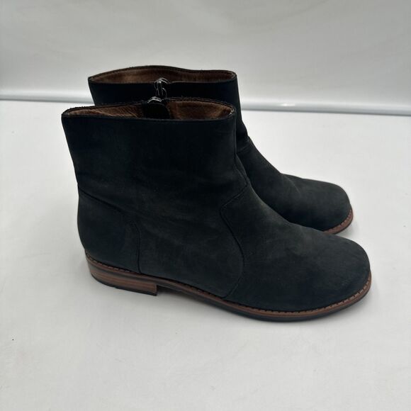 Olukai Womens Kaona II Ankle Side zip Black Leather Boots US W 8 EUR 38 - Picture 3 of 9